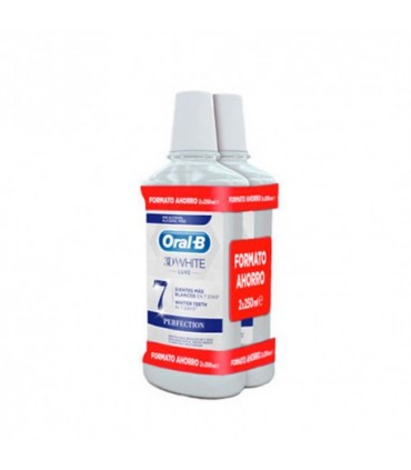 ORAL B COLUTORIO 3D WHITE BRILLO SEDUCTOR DUPLO